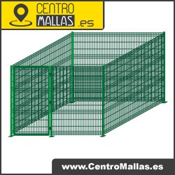 Boxes para Perros (4 Metros cuadrados) 2m/alto. - Vallas metálicas, cercados,  vallados, malla electrosoldada, mallas metálicas, puertas de jardín,  precios y calidad.