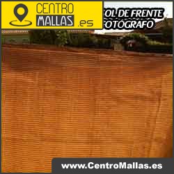 Malla ocultacin o sombreo marrn 95% 2 X 50 m. 