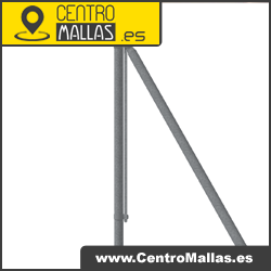 Poste de extremo para simple torsion de 2m. (2.40m Alto)