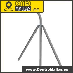 Poste refuerzo para simple torsion con espinos de 2m. de altura (2.40m + Codo)