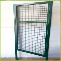 Puerta peatonal simple torsin 1X1.5m alto galvanizada